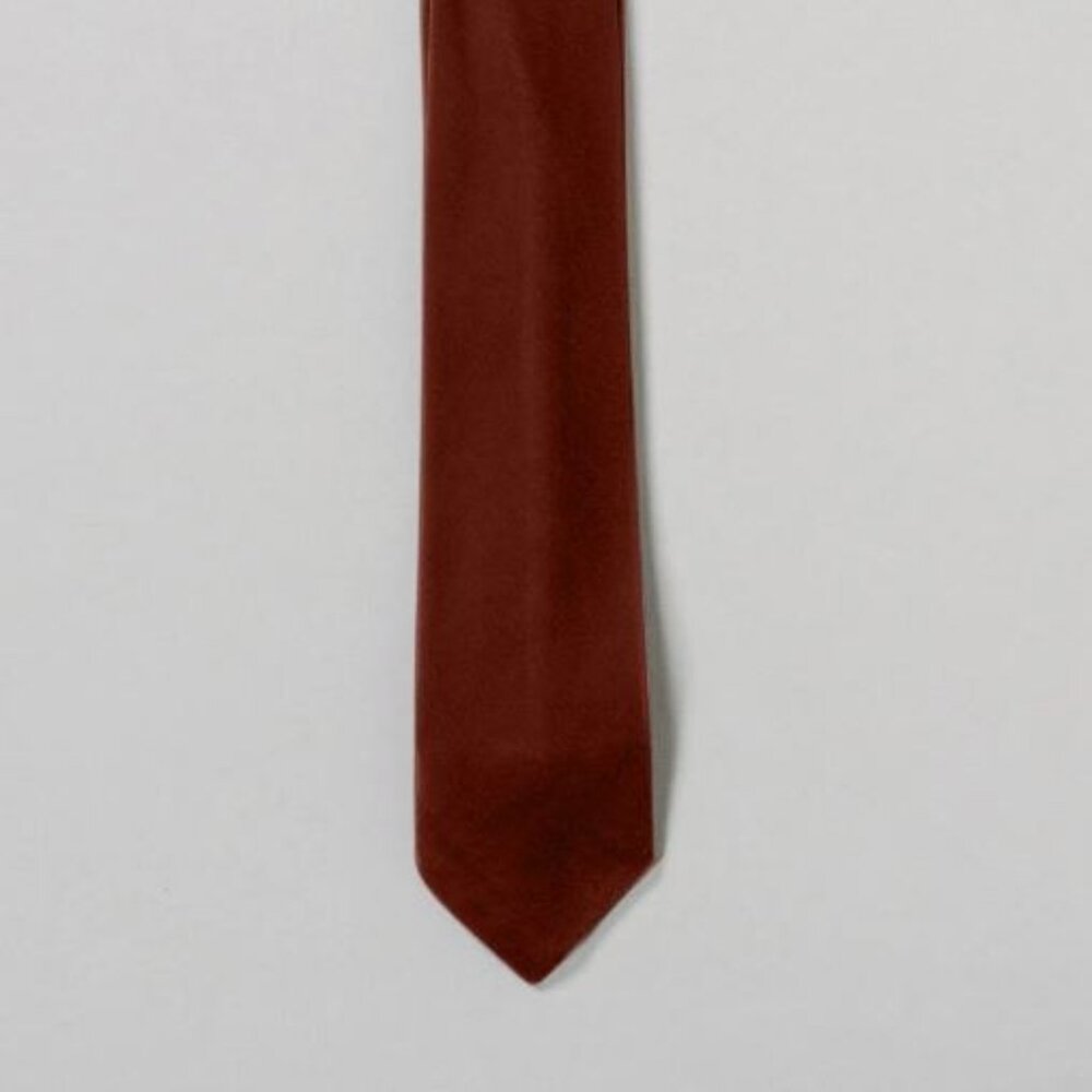 Revelry Velvet Tie - Terracotta
